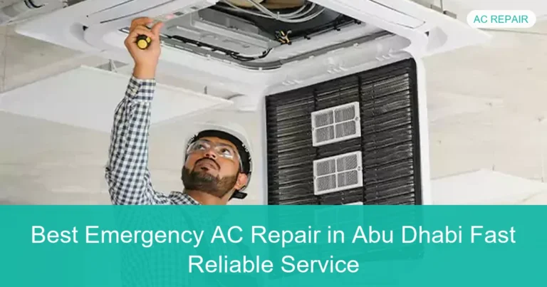 Complete visual guide to Best Emergency AC Repair in Abu Dhabi Fast Reliable Service