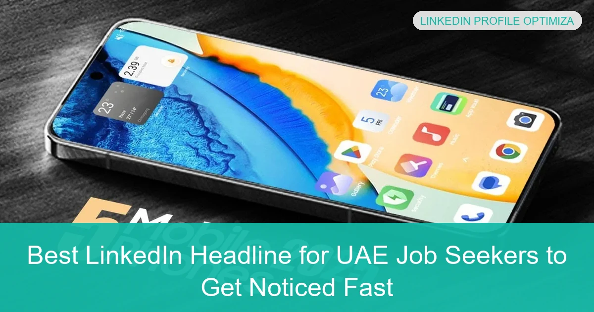 Best LinkedIn Headline for UAE Job Seekers
