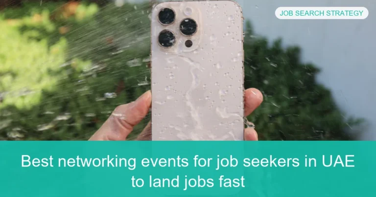 Complete visual guide to Best networking events for job seekers in UAE to land jobs fast