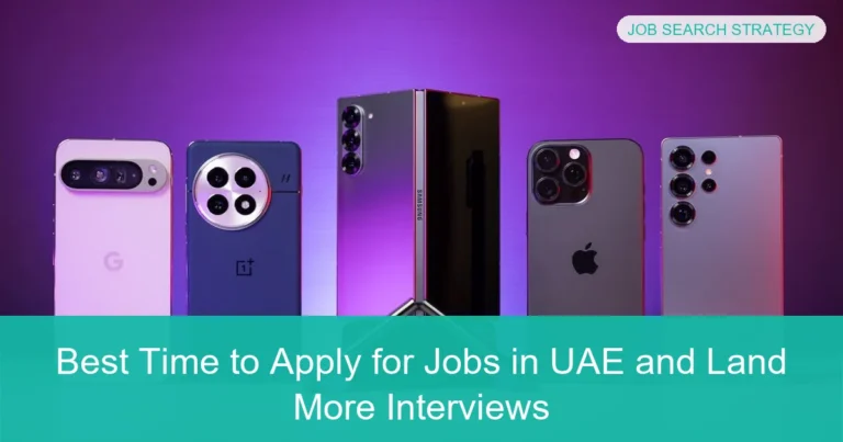 Complete visual guide to Best Time to Apply for Jobs in UAE and Land More Interviews