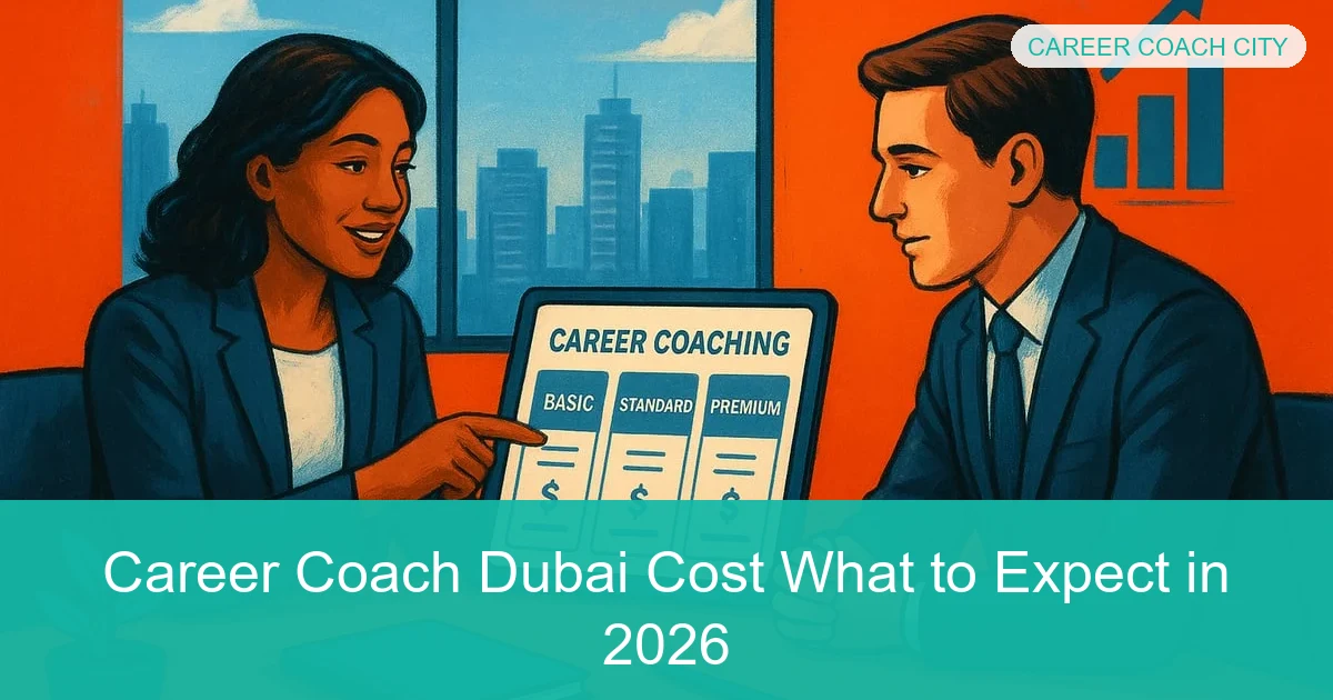 Career Coach Dubai Cost in 2026: What to Expect