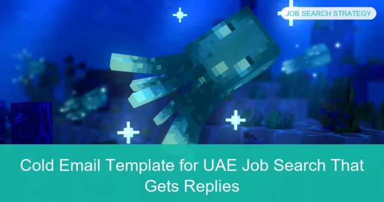 Complete visual guide to Cold Email Template for UAE Job Search That Gets Replies