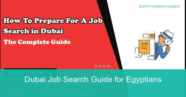 Complete visual guide to Dubai Job Search Guide for Egyptians
