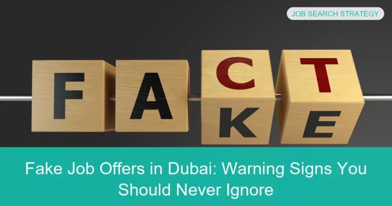 Complete visual guide to Fake Job Offers in Dubai: Warning Signs You Should Never Ignore