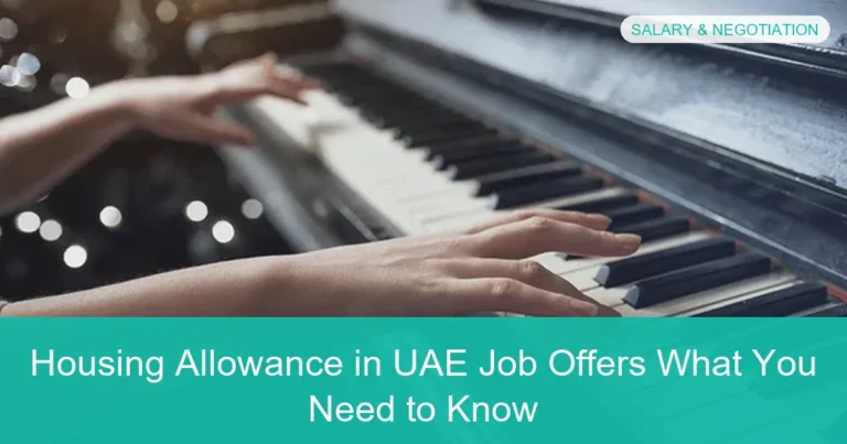 Complete visual guide to Housing Allowance in UAE Job Offers What You Need to Know