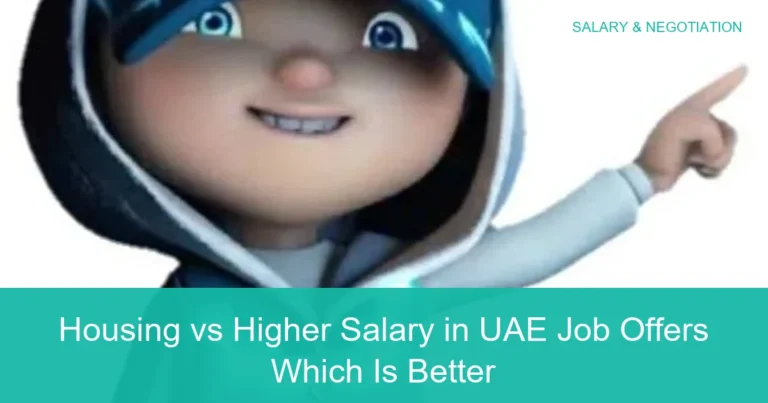 Complete visual guide to Housing vs Higher Salary in UAE Job Offers Which Is Better