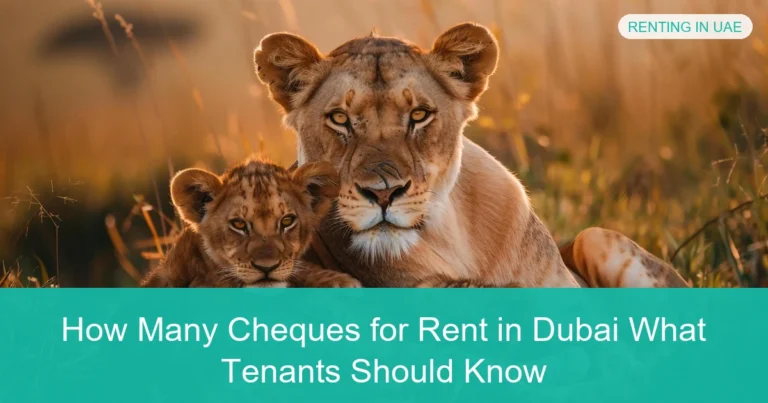 Complete visual guide to How Many Cheques for Rent in Dubai What Tenants Should Know