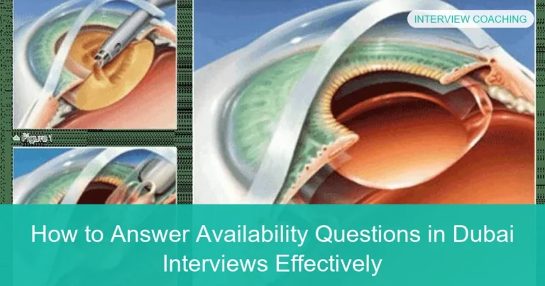 Complete visual guide to How to Answer Availability Questions in Dubai Interviews Effectively