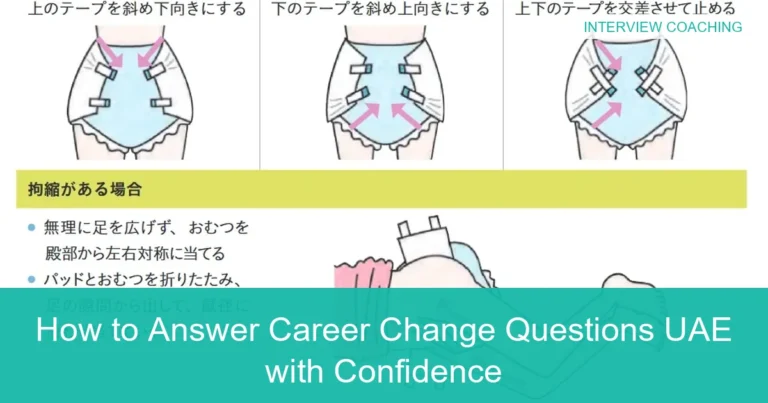 Complete visual guide to How to Answer Career Change Questions UAE with Confidence