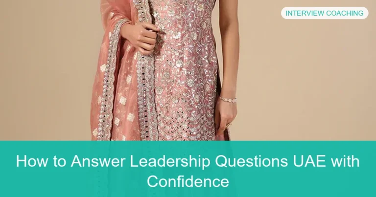 Complete visual guide to How to Answer Leadership Questions UAE with Confidence
