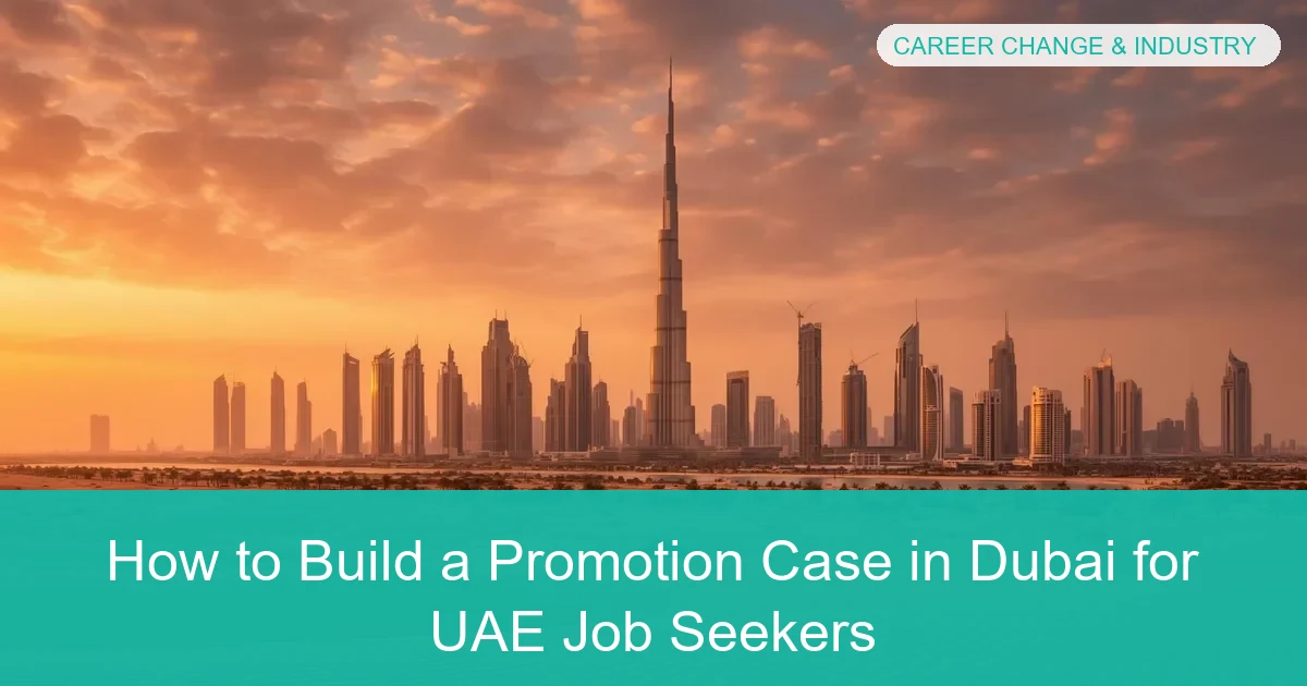How to Build a Promotion Case in Dubai | UAE Guide