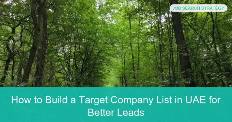Complete visual guide to How to Build a Target Company List in UAE for Better Leads