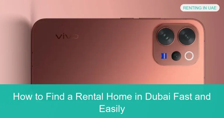 Complete visual guide to How to Find a Rental Home in Dubai Fast and Easily