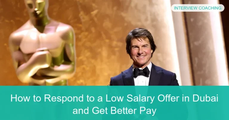 Complete visual guide to How to Respond to a Low Salary Offer in Dubai and Get Better Pay