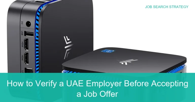 Complete visual guide to How to Verify a UAE Employer Before Accepting a Job Offer