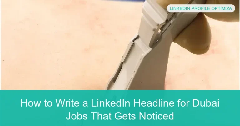 Complete visual guide to How to Write a LinkedIn Headline for Dubai Jobs That Gets Noticed