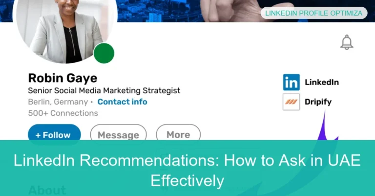 Complete visual guide to LinkedIn Recommendations: How to Ask in UAE Effectively