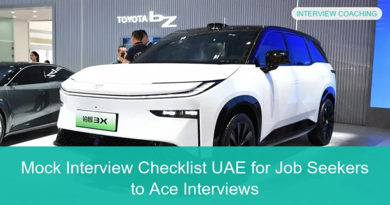 Complete visual guide to Mock Interview Checklist UAE for Job Seekers to Ace Interviews