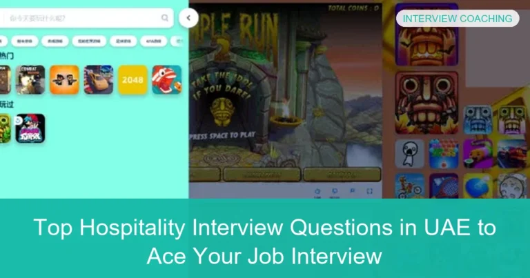 Complete visual guide to Top Hospitality Interview Questions in UAE to Ace Your Job Interview