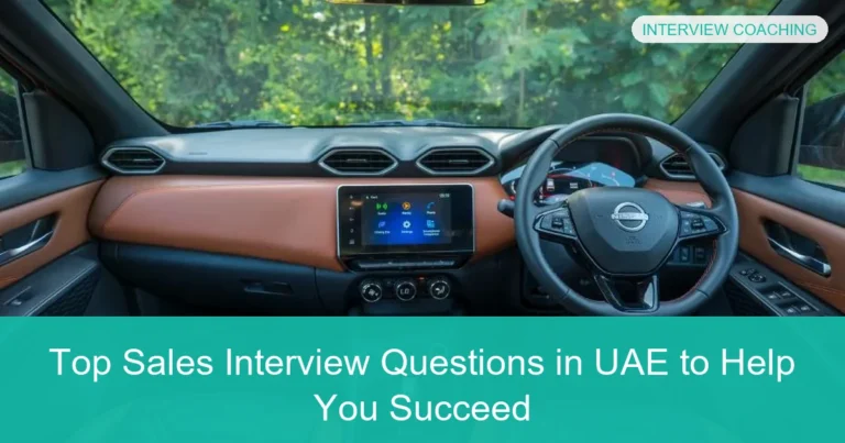 Complete visual guide to Top Sales Interview Questions in UAE to Help You Succeed