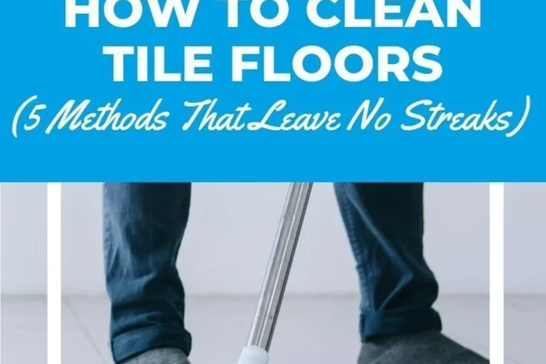 How to Clean Tile Floors Without Streaks for a Sparkling in the UAE