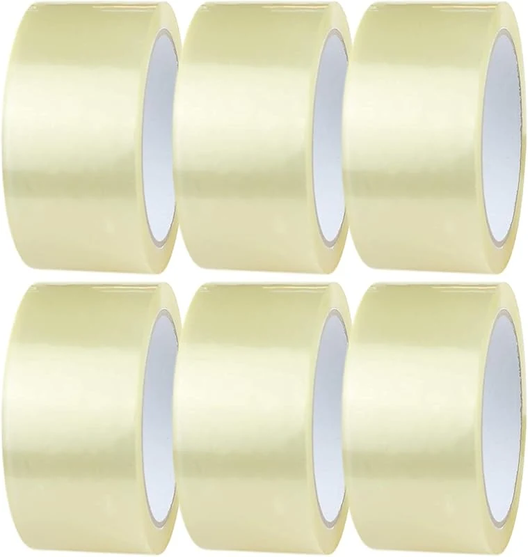 MARKQ Heavy Duty Clear Packing Tape, 2 inches x 50 yards, Ideal for Sealing Boxes