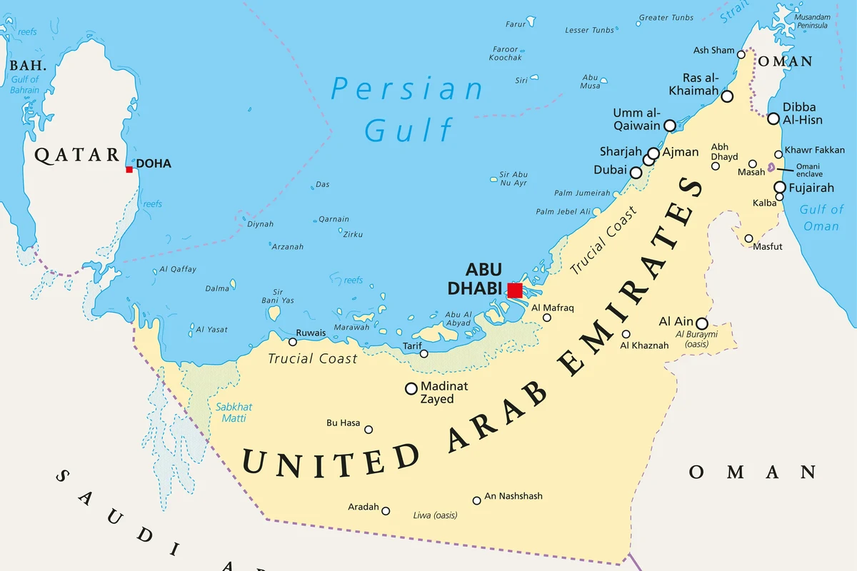 Infographic showing life expectancy trends in the UAE with demographic insights.