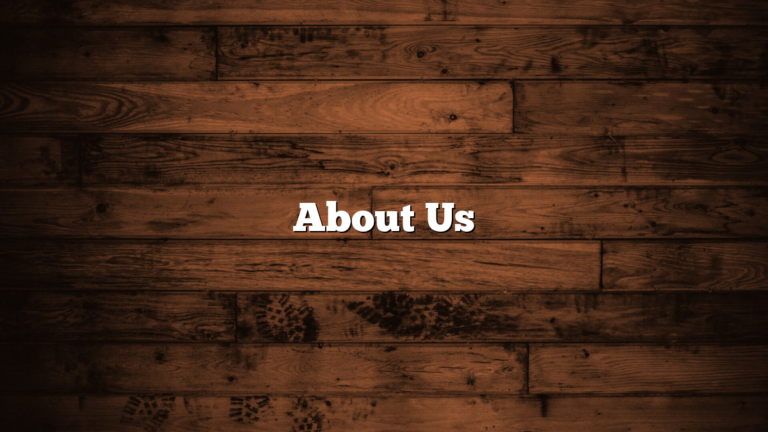 About Us