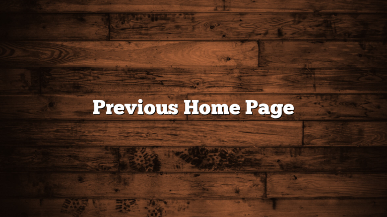 Previous Home Page
