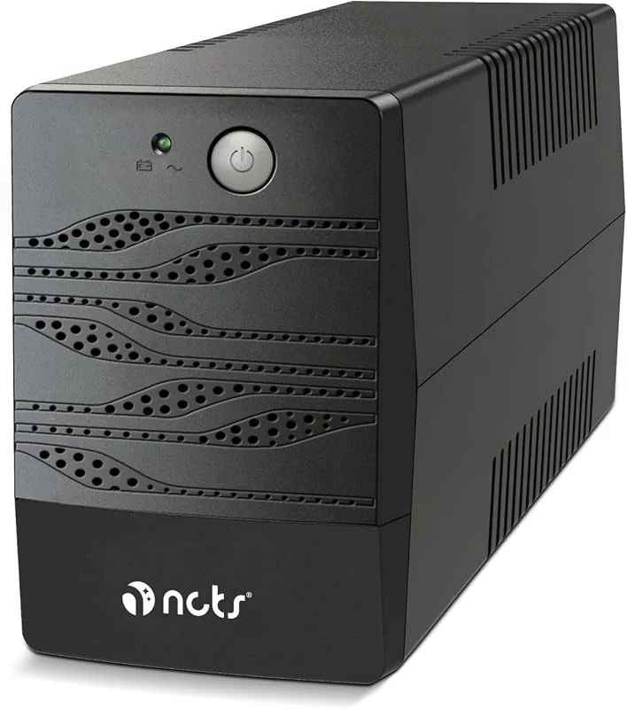 Smart Line Interactive UPS NCTS NU7110: 1000VA Battery Backup with Pure Sine Wave Output, AVR, and Power Protection for Home & Office