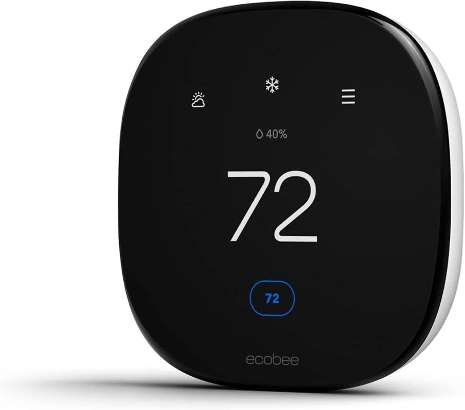 Ecobee Smart Thermostat Enhanced 6th Gen, Energy Star Certified, Works with Alexa, Siri, and Google Assistant