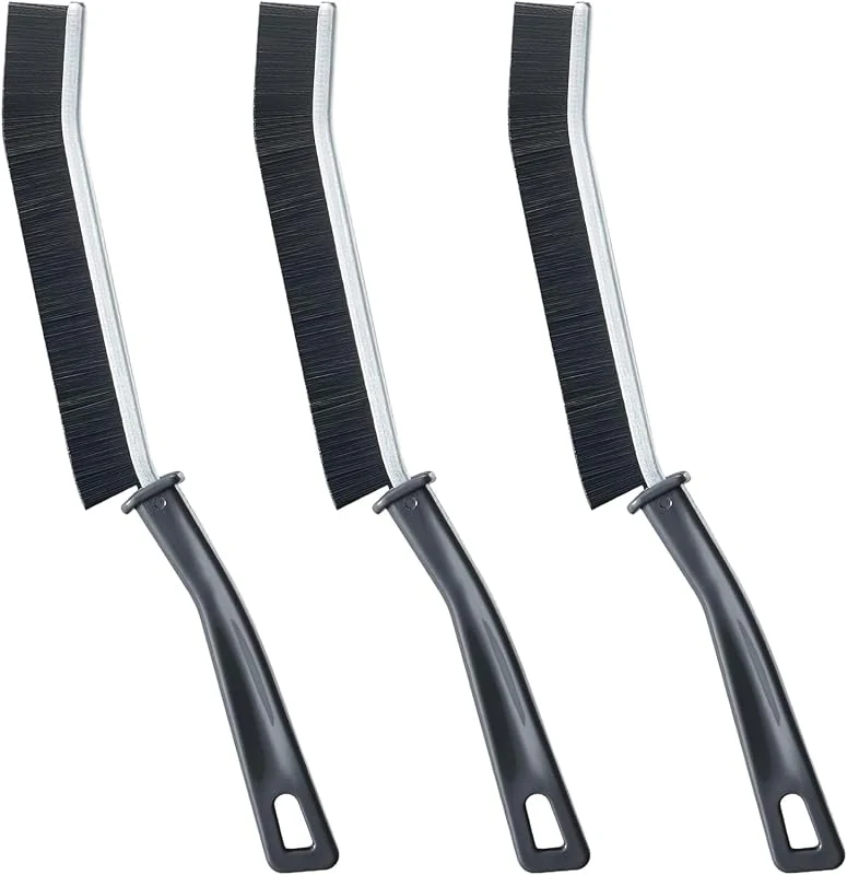 Koxuky Hard Bristle Crevice Cleaning Brush Set for Grout, Tile, and Toilet - Ideal for Household Use