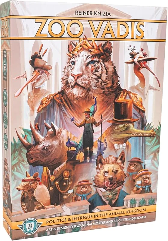 Bitewing Games Zoo Vadis - Engaging Negotiation Board Game for 3-7 Players, 40-Minute Playtime
