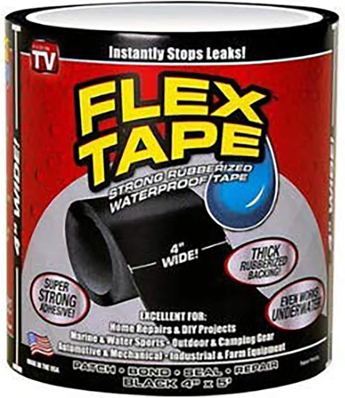 Super Strong Waterproof Rubberized Sealant Tape - Flexible, UV Resistant for Indoor/Outdoor Leak Repairs