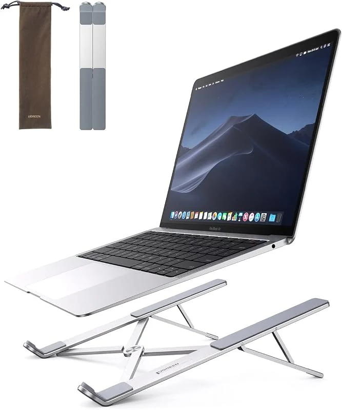 UGREEN Aluminum Adjustable Laptop Stand for Enhanced Comfort and Support