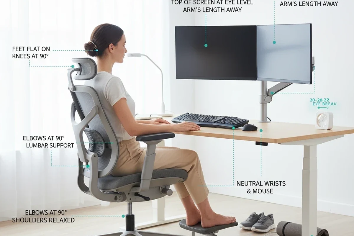 How to Set Up an Ergonomic Workstation for Maximum Comfort in the UAE