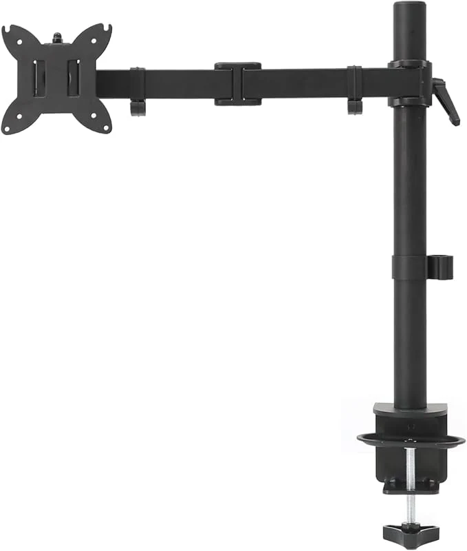 Amazon Basics Adjustable Monitor Arm Desk Mount, Supports Up to 10 kg and 96.5 cm Ultrawide