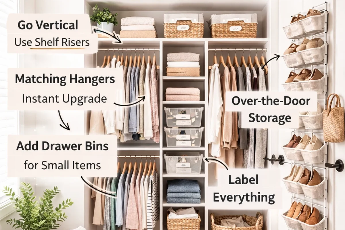 How to Organize a Small Closet Without Renovating for More in the UAE