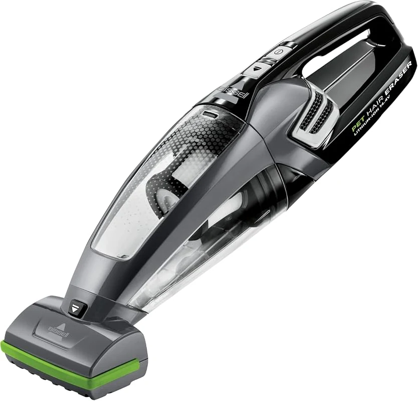 Bissell Pet Hair Eraser Portable Cordless Vacuum with Rotary Brush, 14.4V Power for Furniture & Carpets