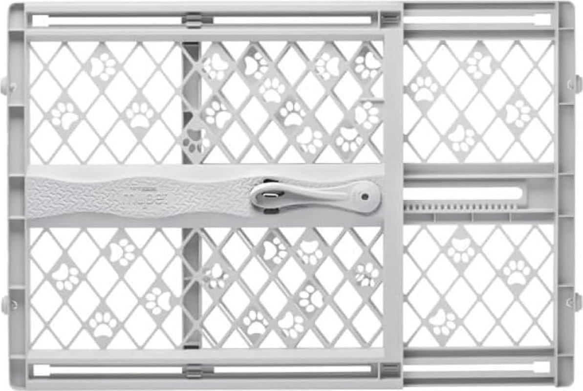 MYPET North States Paws Portable Pet Gate: 26-40" Wide, Pressure Mount, No Tools, 23" Tall