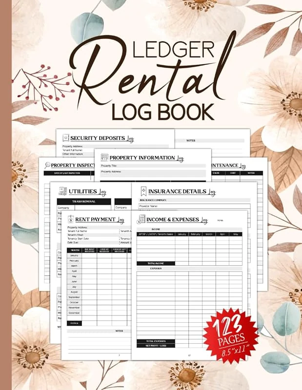 Rental Ledger Log Book for Property Management: Essential Tool for Landlords and Managers