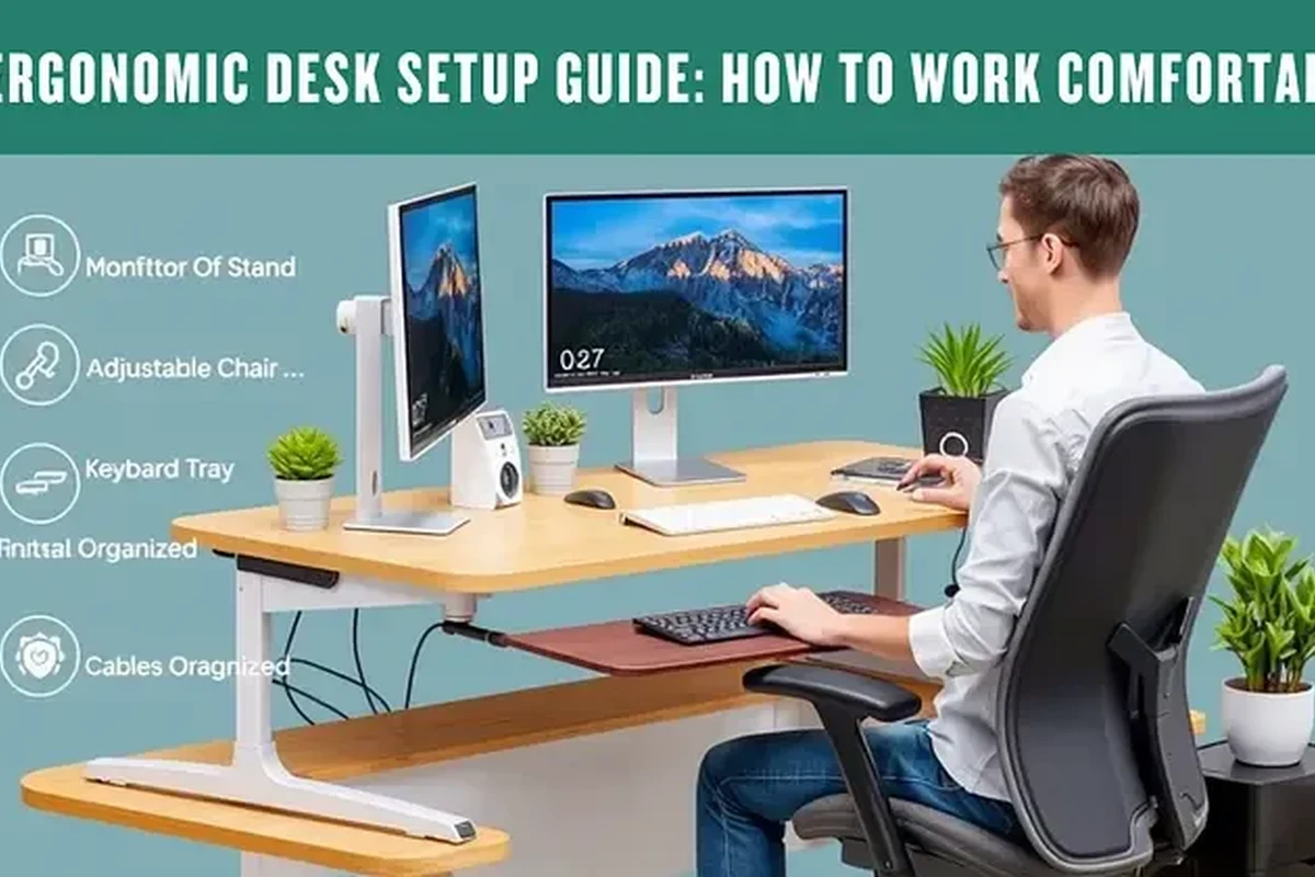 How to Set Up an Ergonomic Desk Without Buying Furniture in the UAE