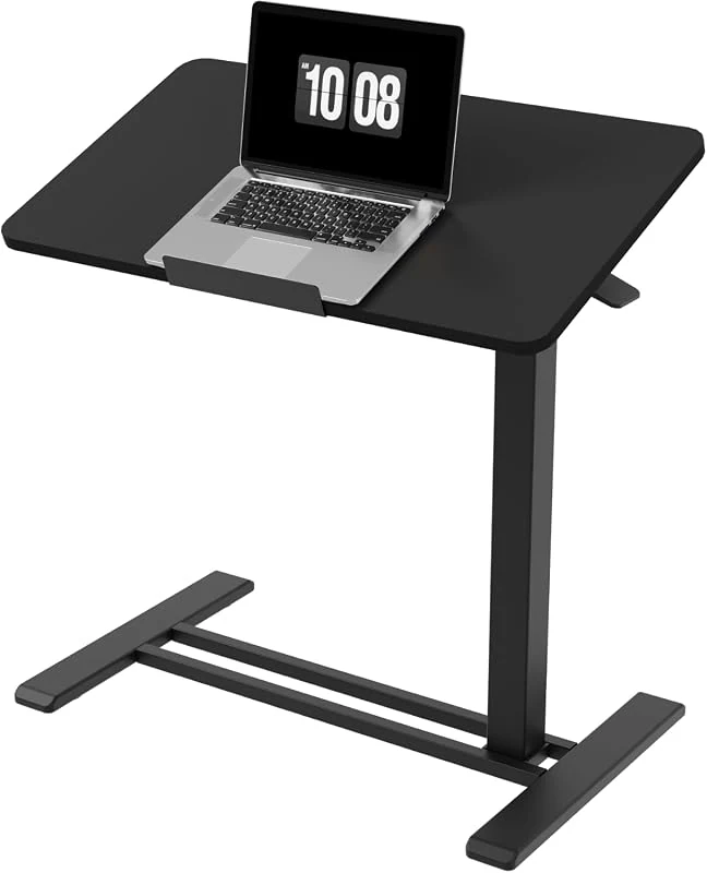 FLEXISPOT 35in Height Adjustable Standing Desk Converter with Keyboard Tray for Ergonomic Workstation
