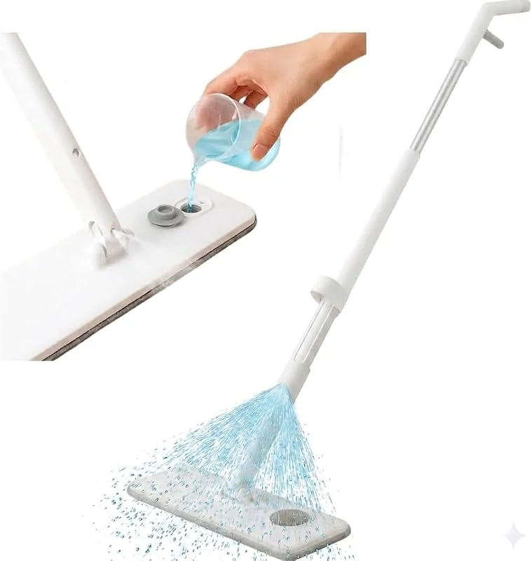 ASH Synergy Spray Mop - Versatile Microfiber Wet & Dry Mop with Hidden Water Tank for All Floor Types