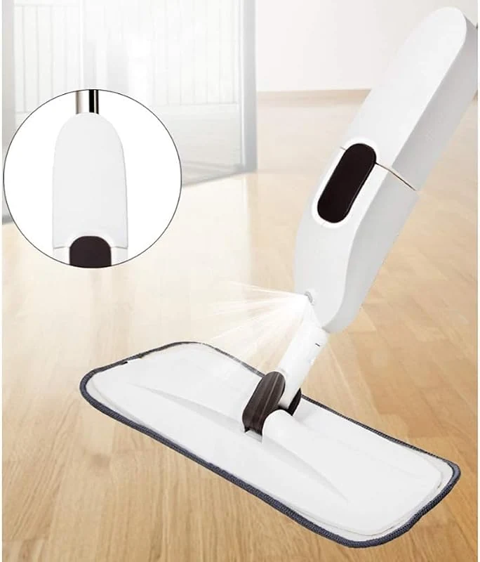 Spray Floor Mop - Lightweight Design with Refillable Water Tank and Microfiber Pad for Easy Cleaning