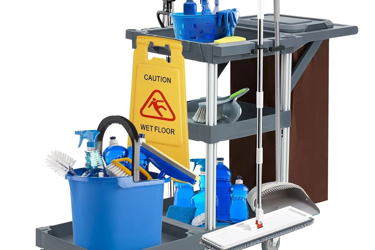 Cleaning Caddy vs Cleaning Cart Which Is Best for Your Needs in the UAE
