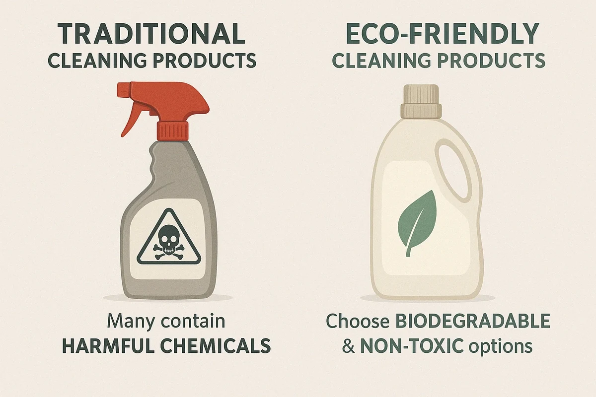 Eco-friendly All-purpose Cleaner vs Traditional Chemical in the UAE