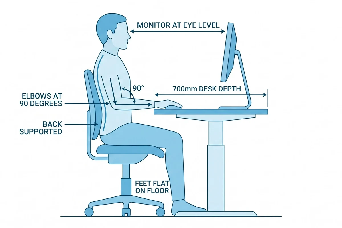 How to Set Up an Ergonomic Workstation for Maximum Comfort in the UAE