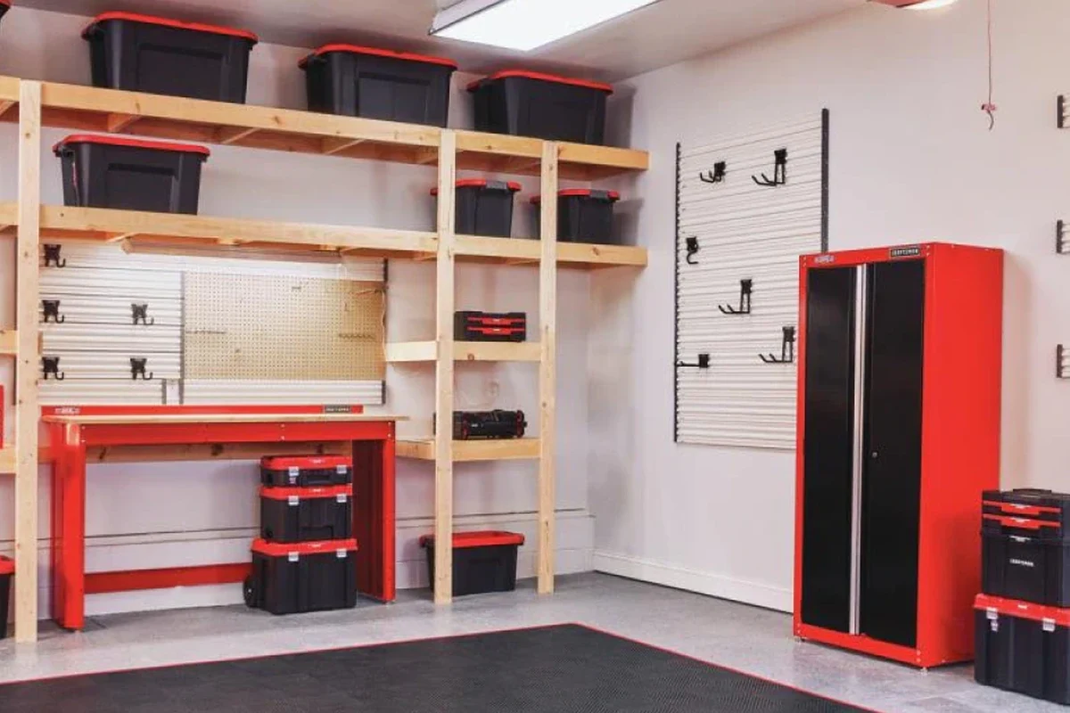 Garage Storage Bin vs Wall-mounted Shelving - Maximize in the UAE