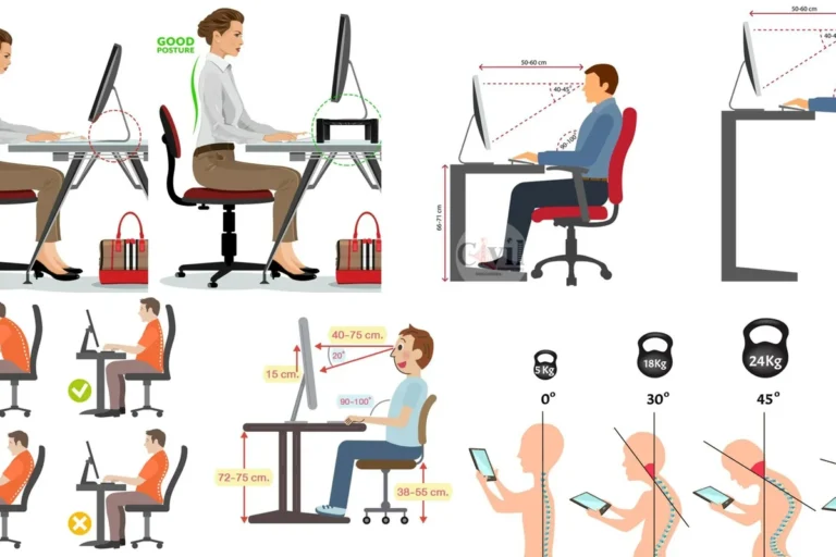 How to Improve Posture at a Desk Job for Better Health in the UAE